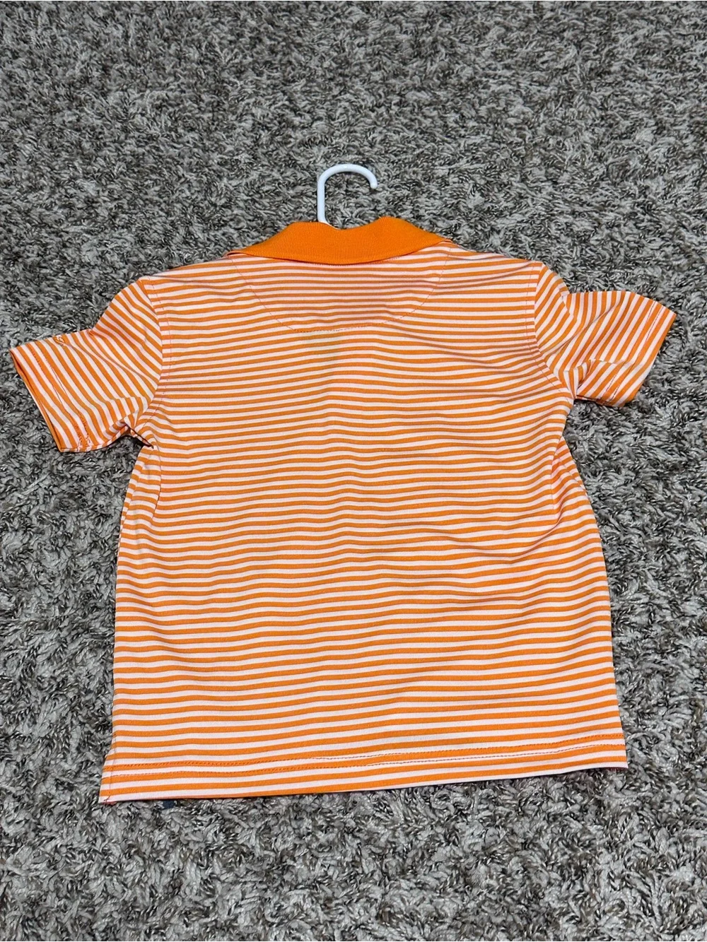 Properly Tied boys orange stripe polo NEW WITH TAGS size 3t